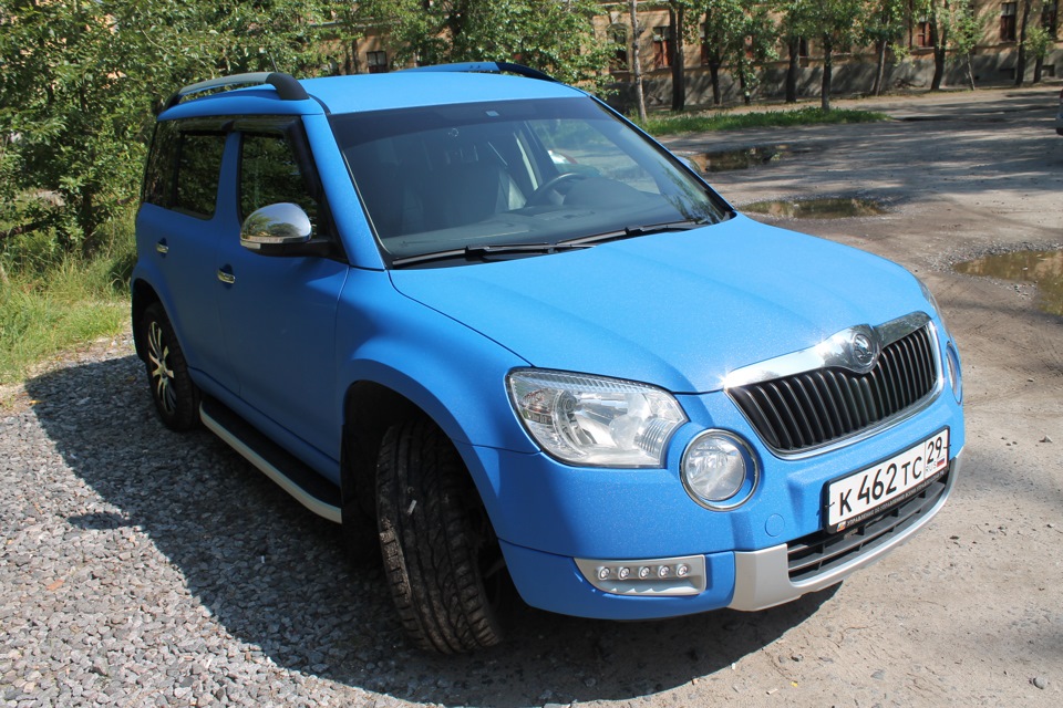 Skoda Yeti матовая пленка