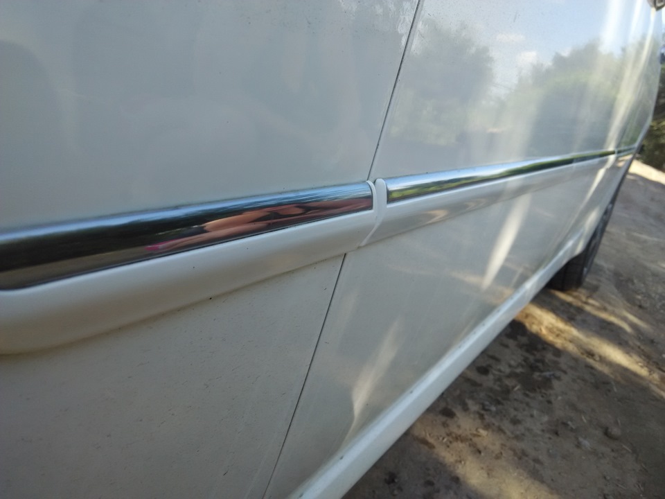 Полировка молдингов. — Toyota Mark II (110), 2 л, 2003 года | стайлинг ...