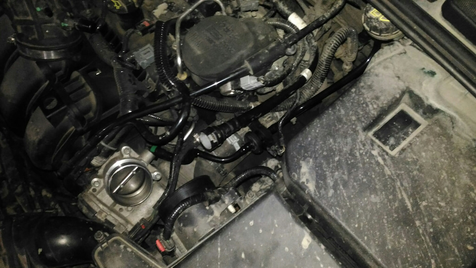 Замена клапана продувки абсорбера — Ford Focus Hatchback III, 2 л, 2012 ...