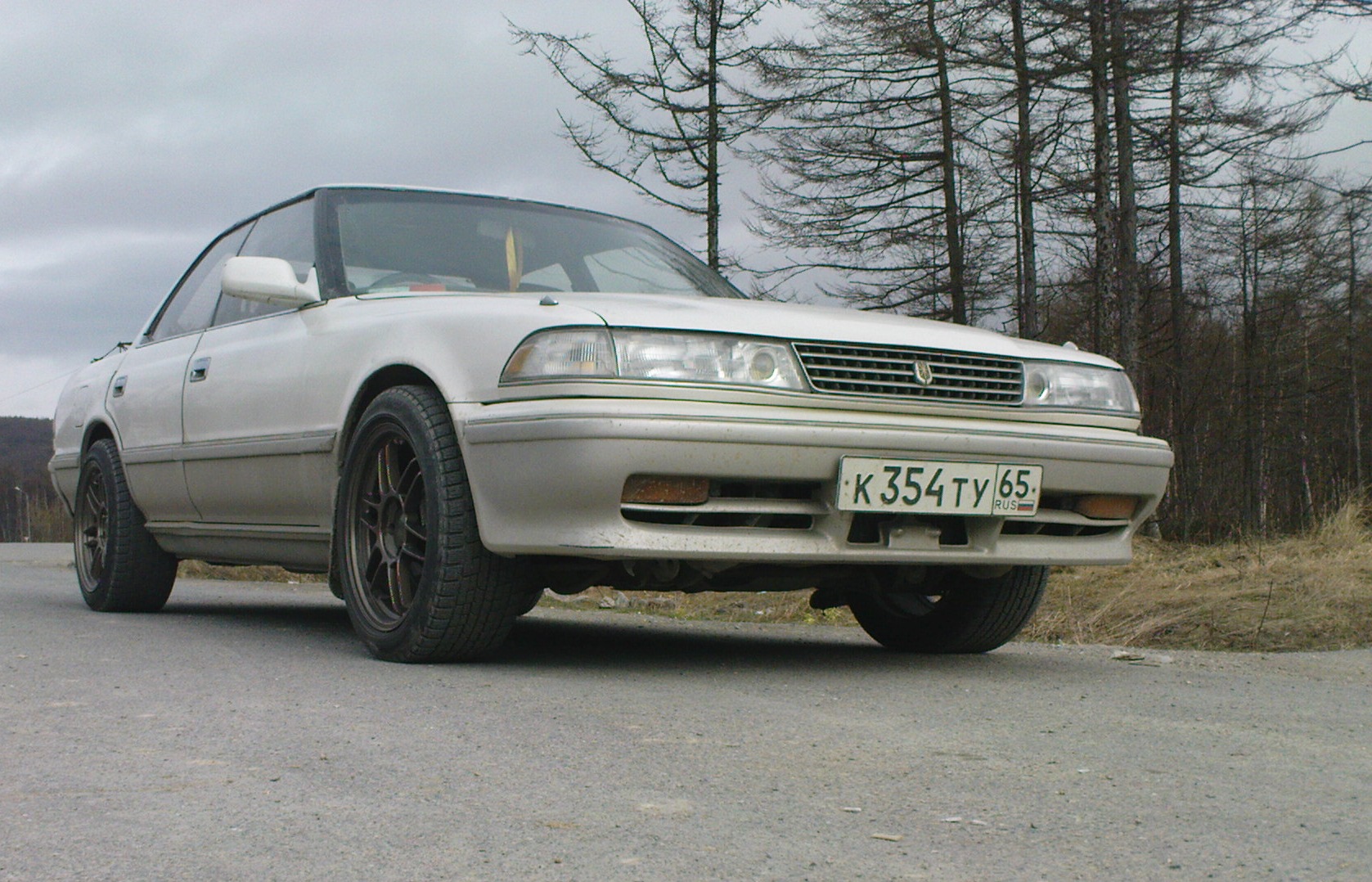 finally without spacers - Toyota Mark II 25 L 1991