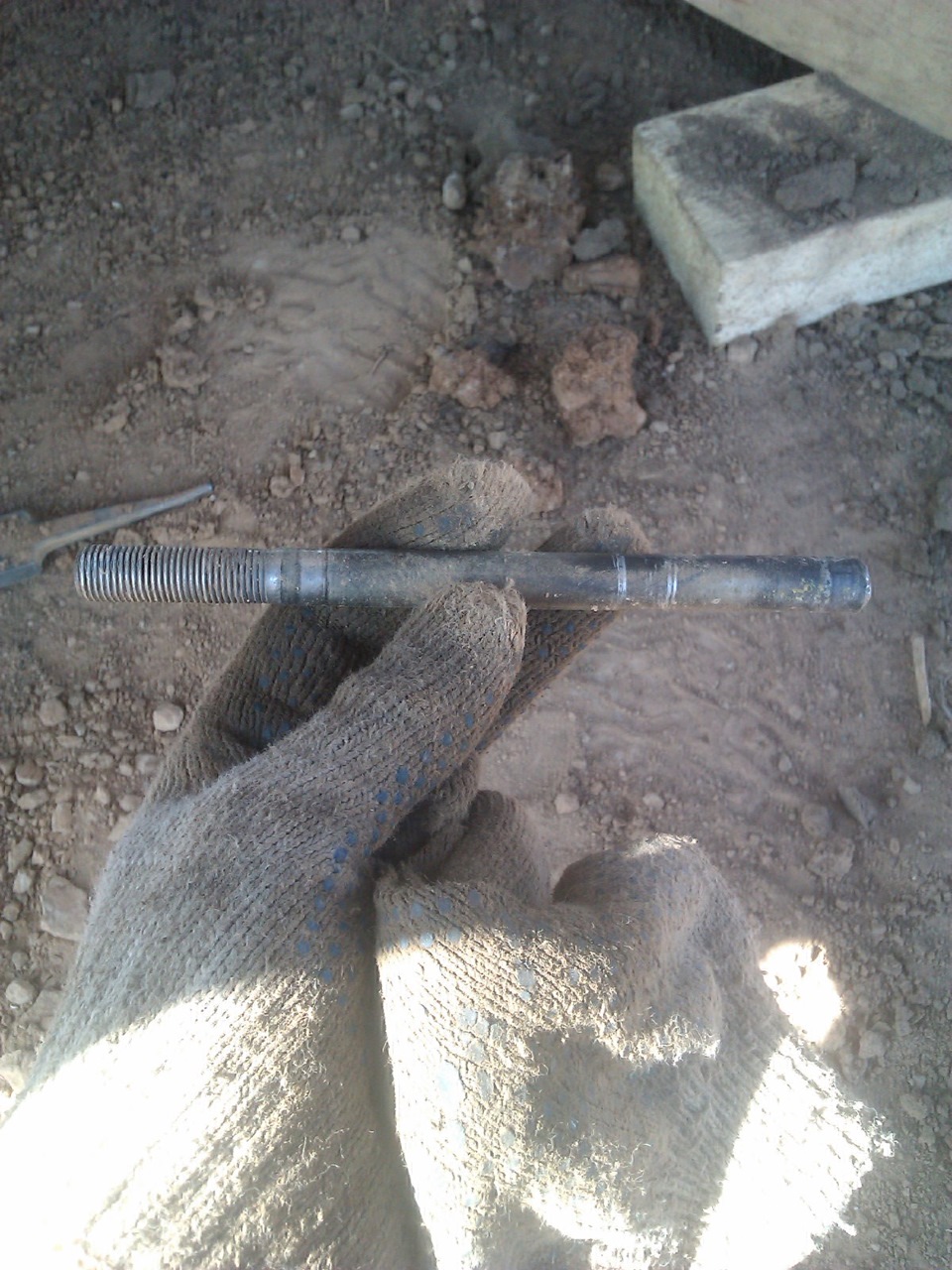 Сломался болт кронштейна радиатора — КамАЗ 6522, 9,9 л, 2013 года ...