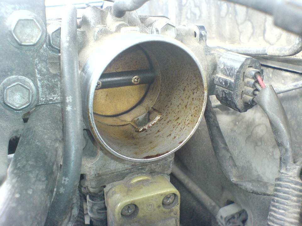 Промывка дроссельной заслонки, промывка форсунок и замена прокладок ...