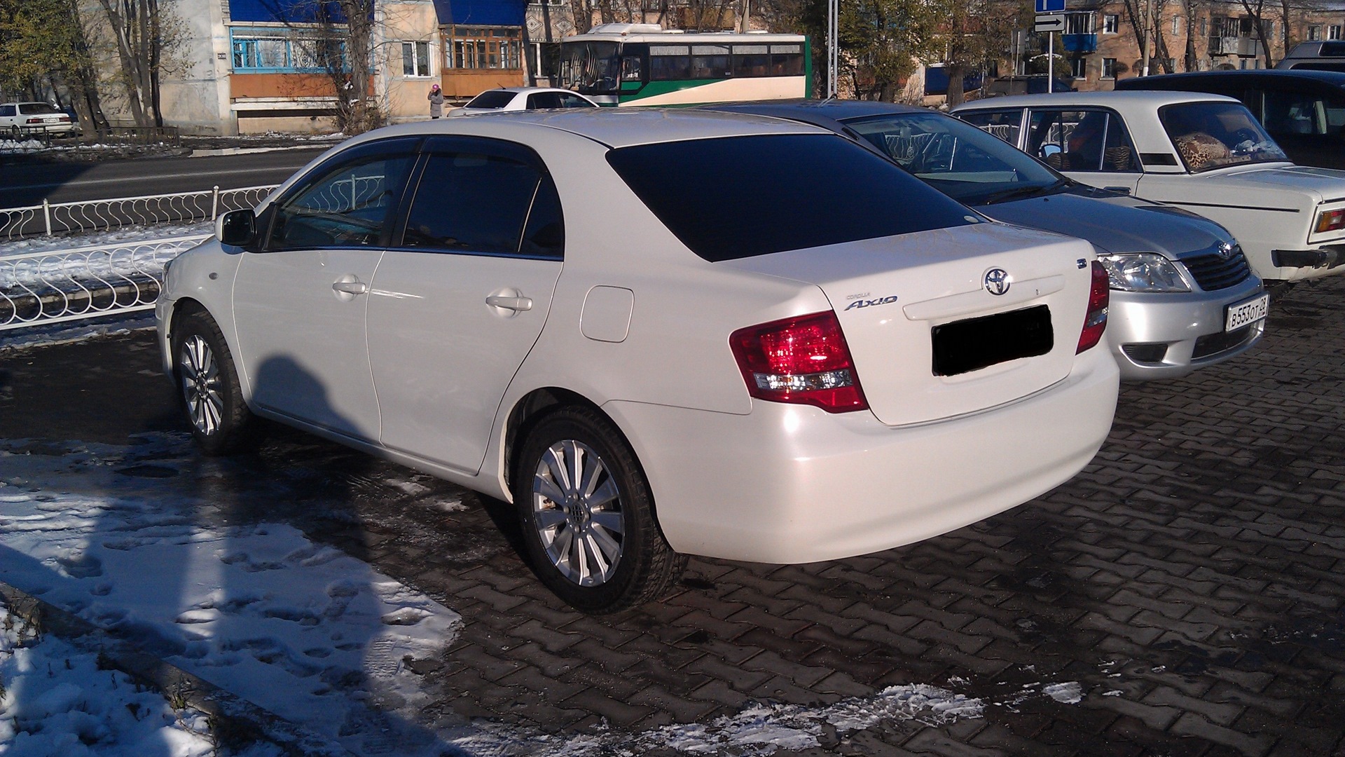 Toyota Corolla Axio (E140) 1.5 бензиновый 2008 | Комплектация G на DRIVE2