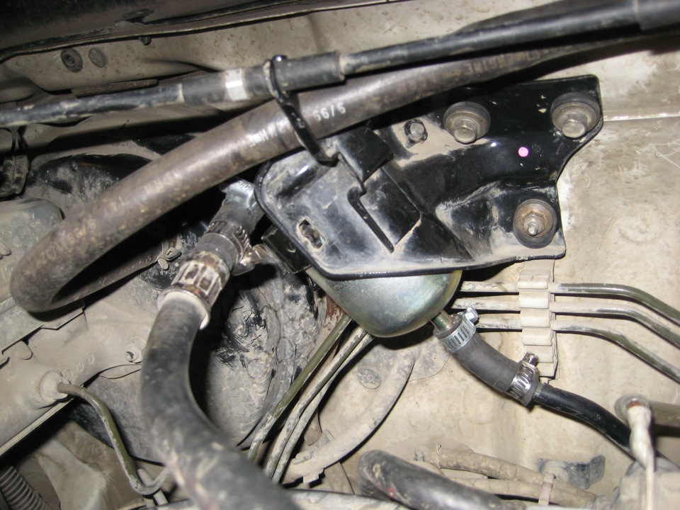 Топливный фильтр. Железо вместо пластика. — Honda CR-V (RD1, RD2), 2 л ...