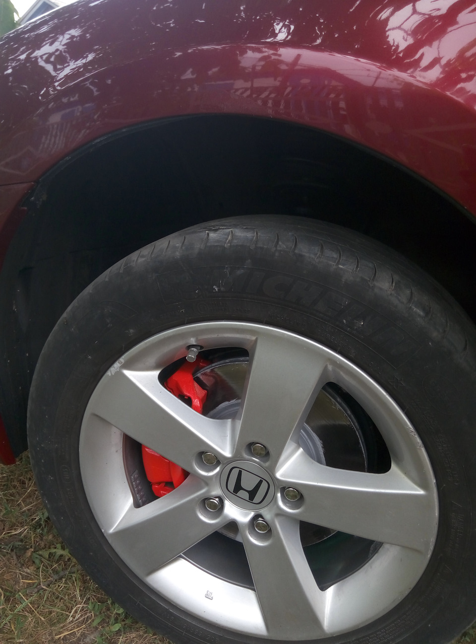 Суппорта в краску.) — Honda Civic 4D (8G), 1,8 л, 2008 года | другое ...