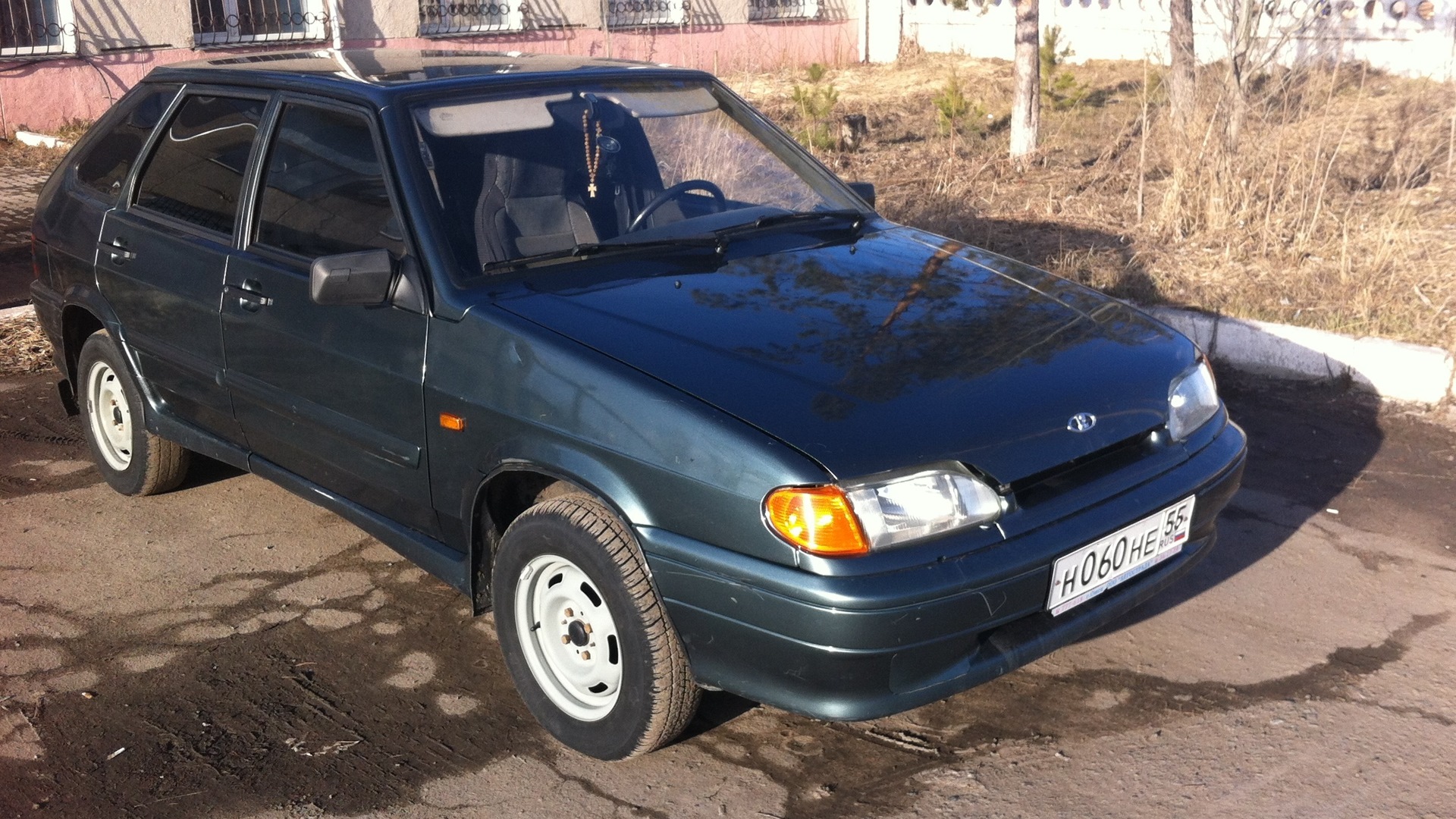 Lada 2114 1.6 бензиновый 2009 | серо-сине-зеленый цвет на DRIVE2