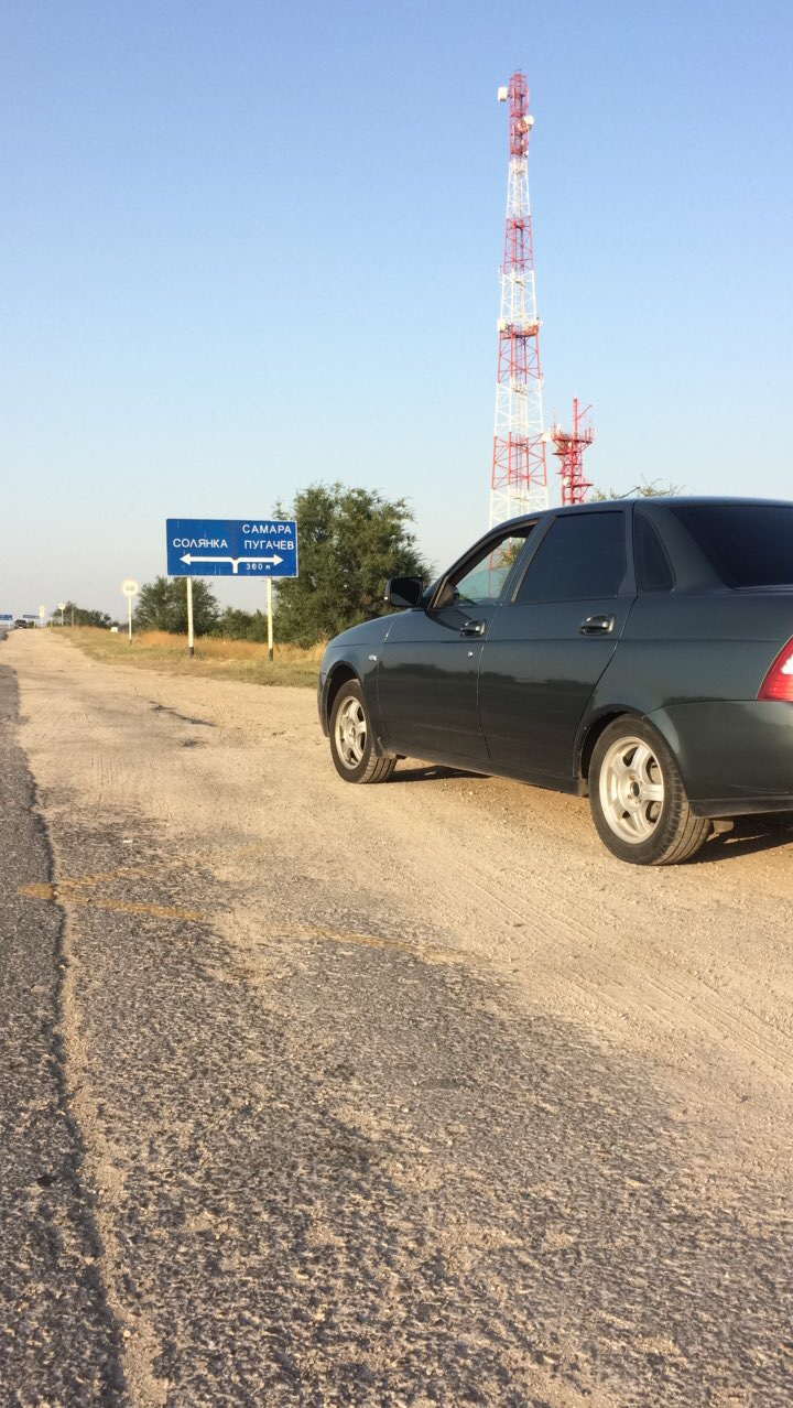 The End — Lada Приора седан, 1,6 л, 2010 года | ДТП | DRIVE2