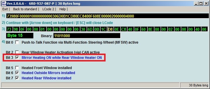 Включение обогрева заднего стекла и обогрева зеркал одной кнопкой — Skoda Rapid (1G). Запчасти на фото: QF00000100