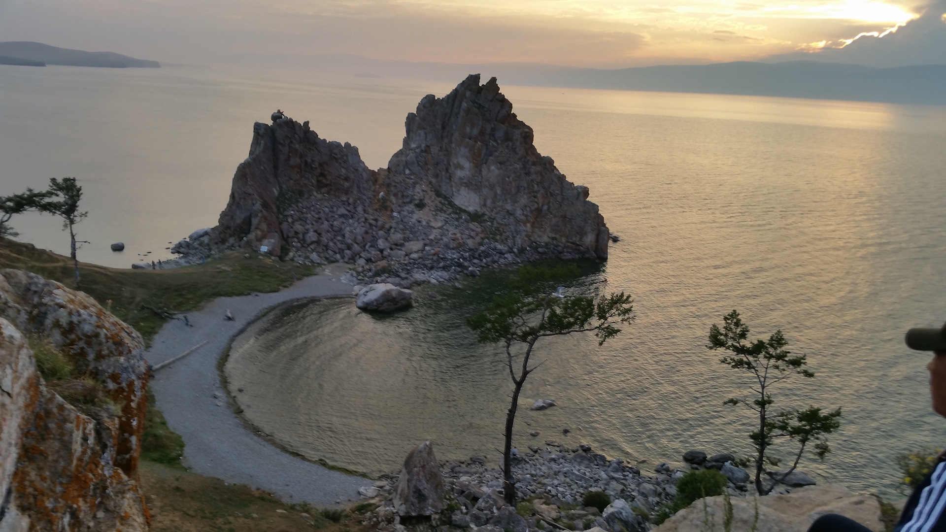 Поселок Хужир на острове Ольхон