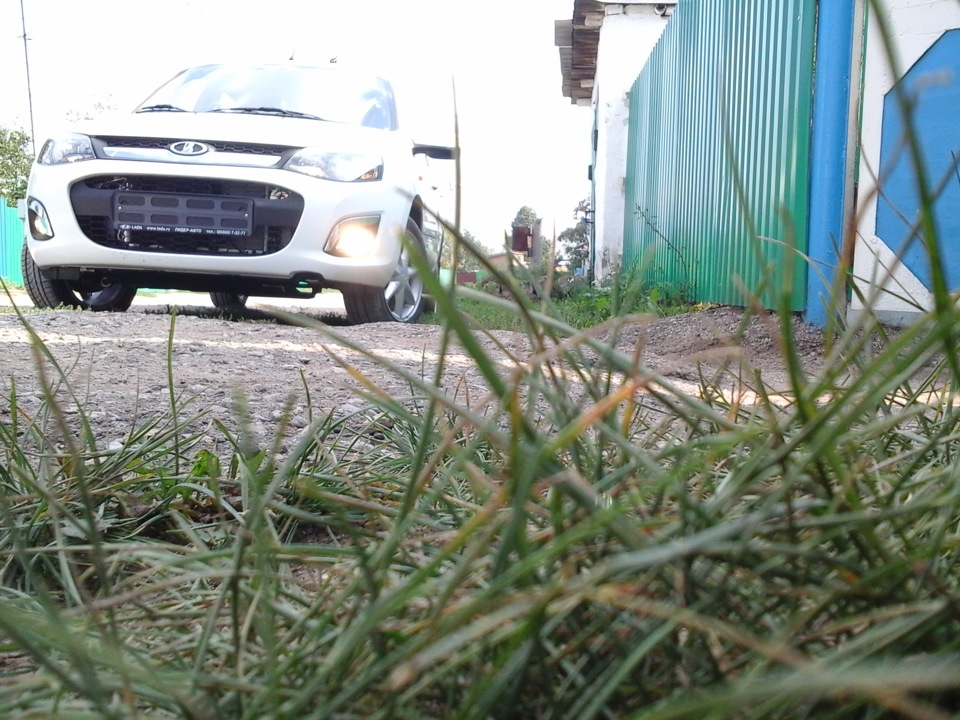 Просто фото новенькой =) — Lada Калина Хэтчбек (2G), 1,6 л, 2014 года ...
