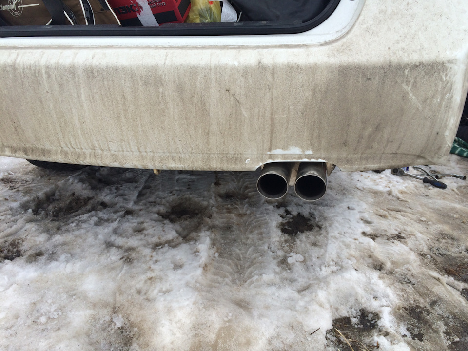 Немного нового(проставки капота, глушитель, зеркало аккорд) — Honda ...