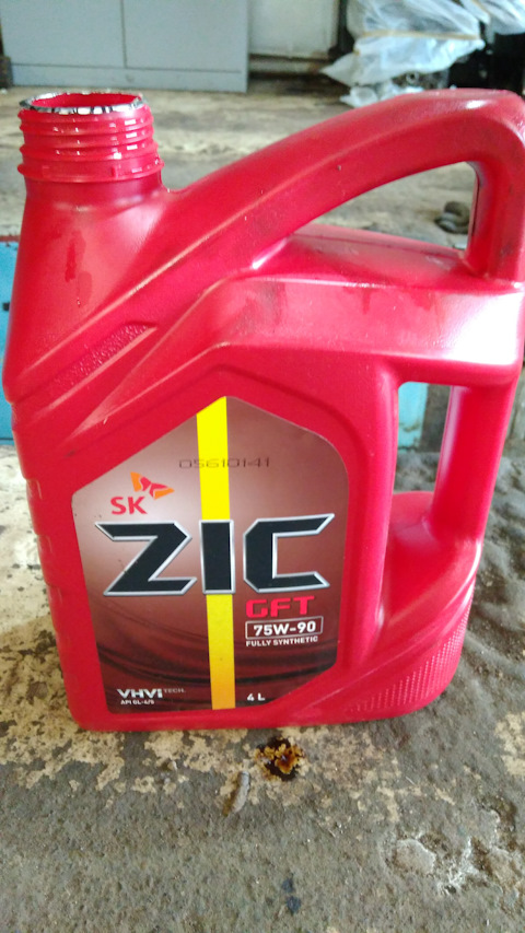 162629 GFT 75W90 (4L)масло трансмиссионное\ API GL-4/5 ZIC | Запчасти ...