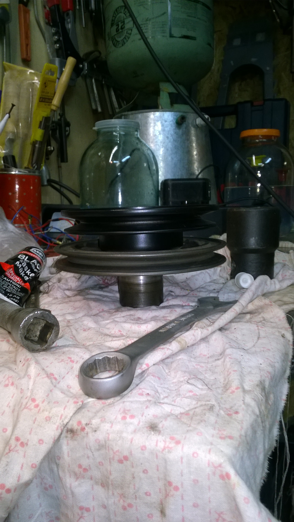 перенос генератора наверх. — Lada 4x4 3D, 1,7 л, 2000 года | тюнинг ...