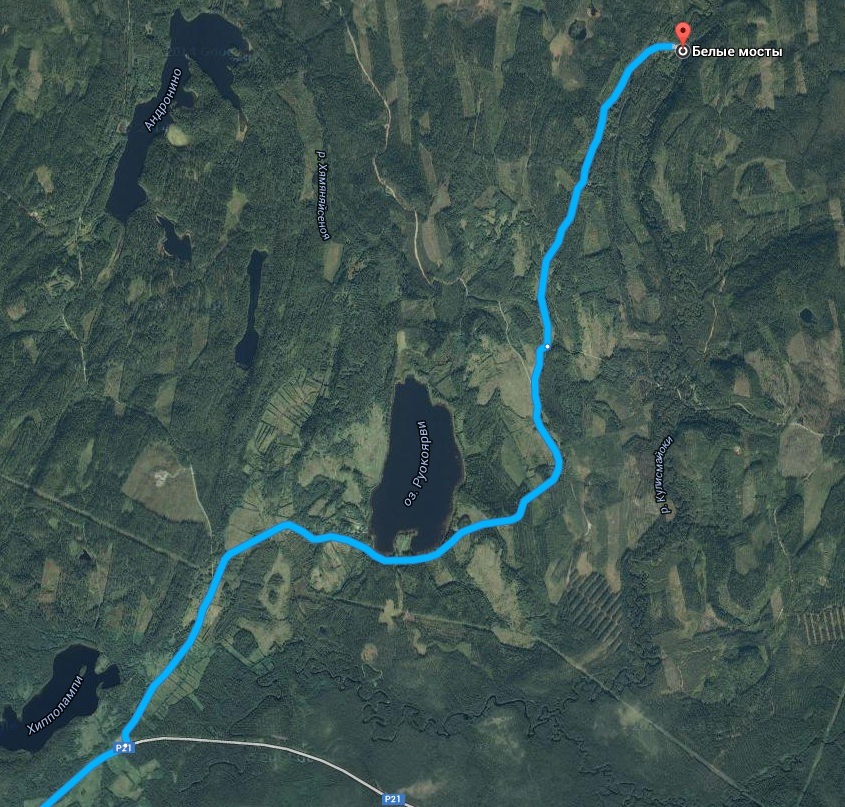 водопад белые мосты карелия как добраться