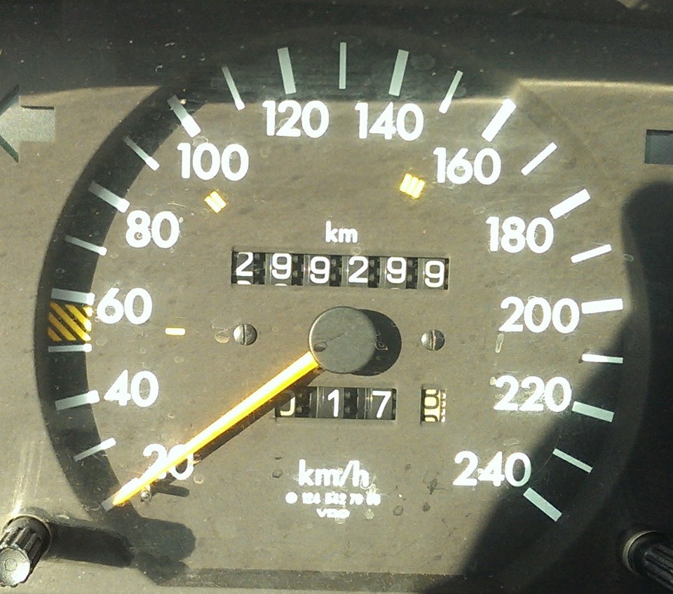 Пробег — Mercedes-Benz E-Class (W124), 2,2 л, 1994 года | наблюдение ...
