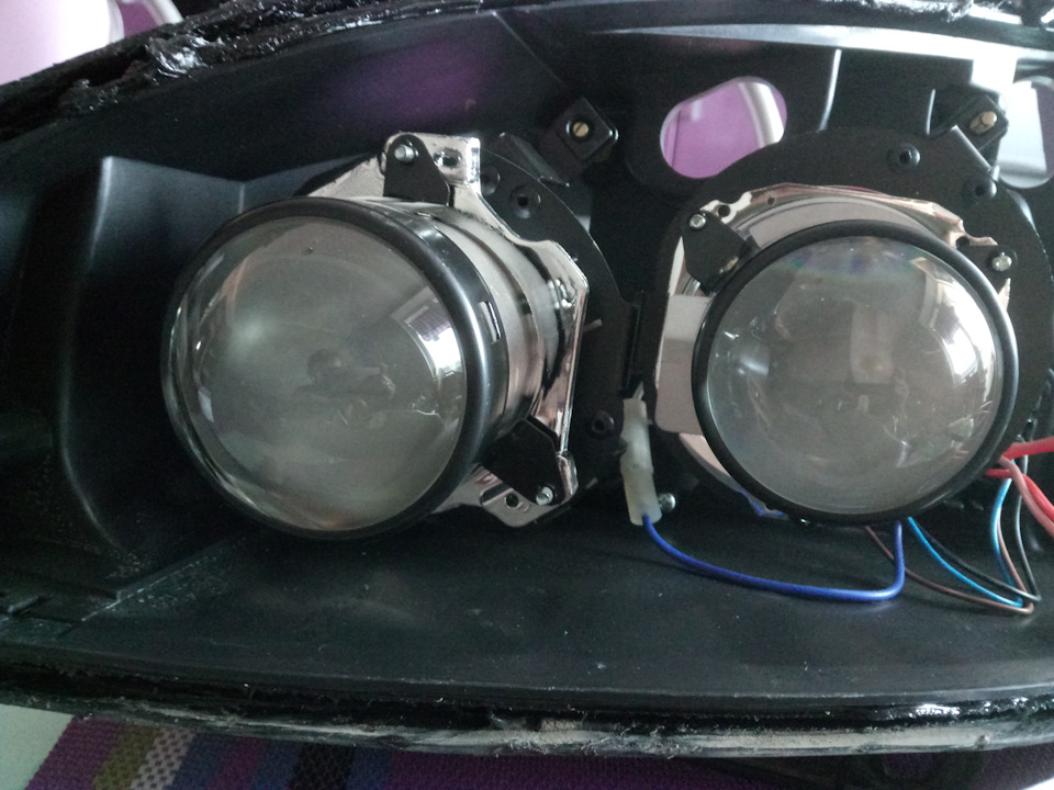 Разборка фар Pro Sport, пластиковые крылья, зеркала с регулировками ...