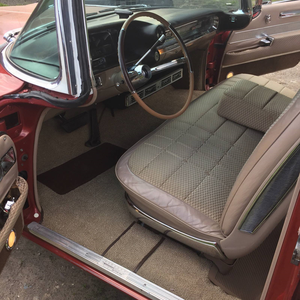 Замена ковролина. Часть 5. — Cadillac DeVille (1G), 6,4 л, 1960 года ...