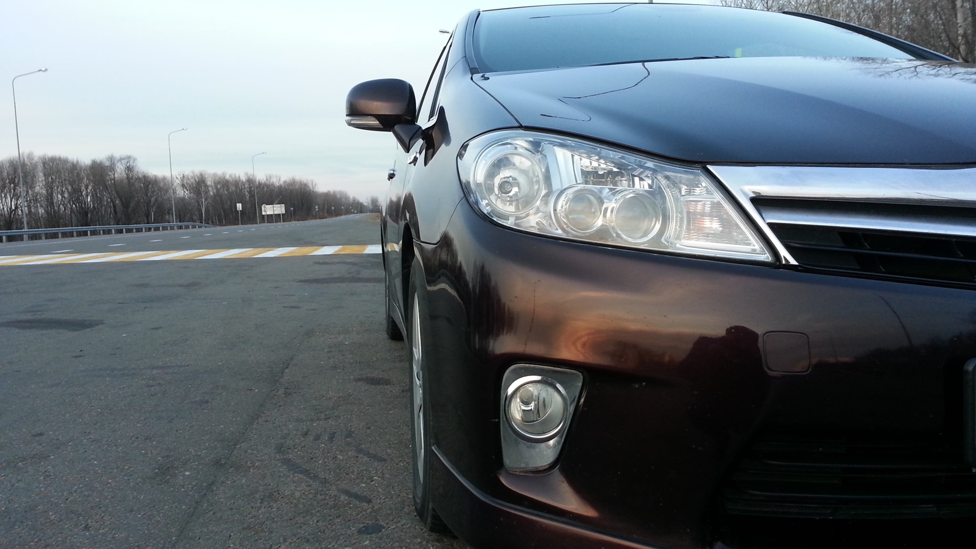 Toyota Sai (AZK10) 2.4 гибридный 2010 | G баклажан на DRIVE2