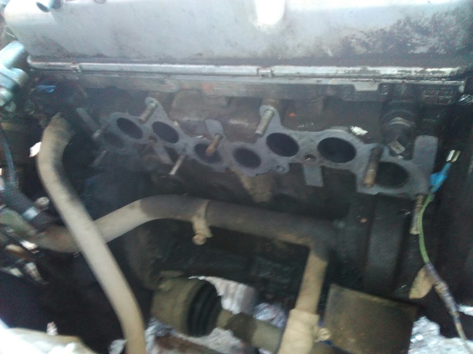 Меняем прокладку впускного/выпускного коллектора — Lada Baltic, 1,6 л ...