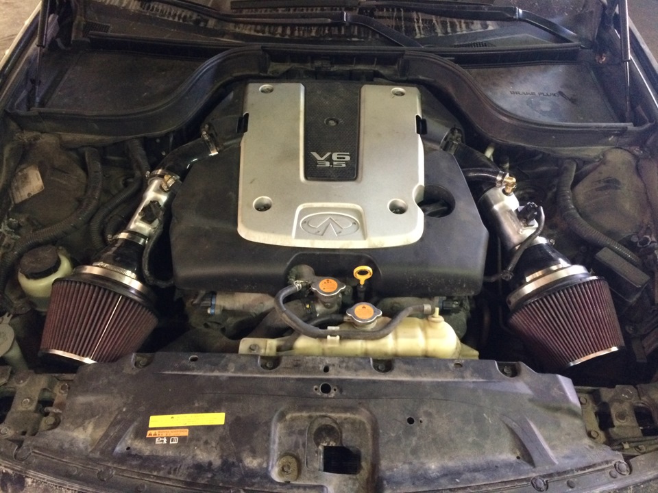 Cold Air Intake k&n 69 — Infiniti G35 (V36), 3,5 л, 2008 года тюнинг DRIVE2
