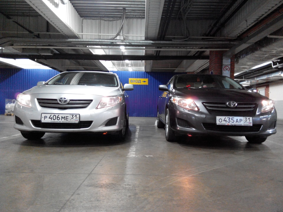 Желтые KOITO в габариты — Toyota Corolla (140/150), 1,4 л, 2008 года ...