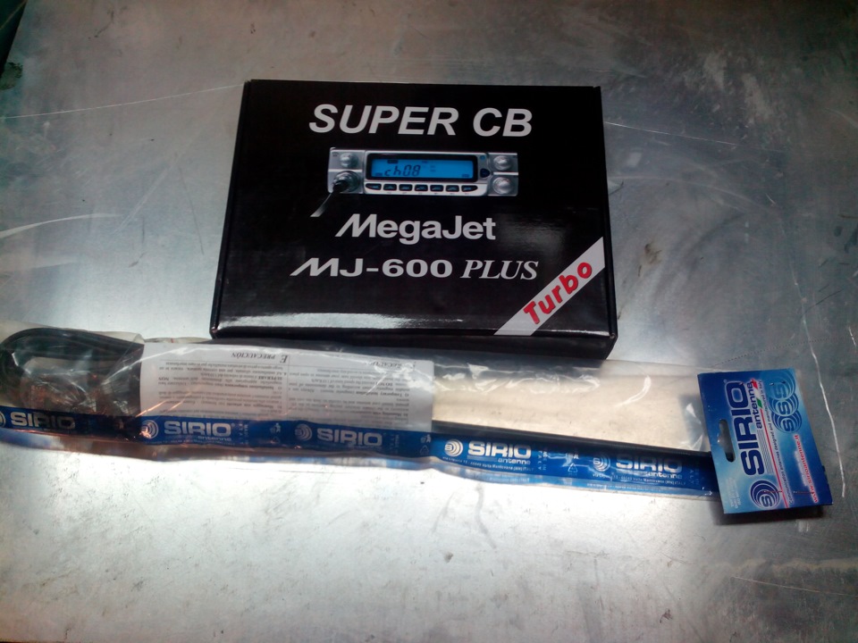 Megajet MJ-600 plus turbo Антенна: Sirio T3-27 врезная — Сообщество ...