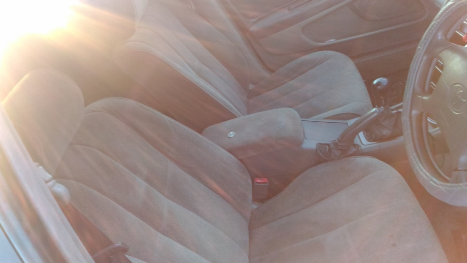 Снял чехлы, сделал обманку для климата — Toyota Mark II (100), 2 л ...