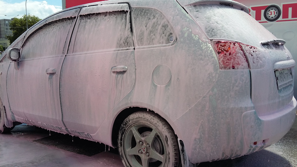 Стадии помывки авто на мойках самообслуживания… — Mitsubishi Colt Plus ...