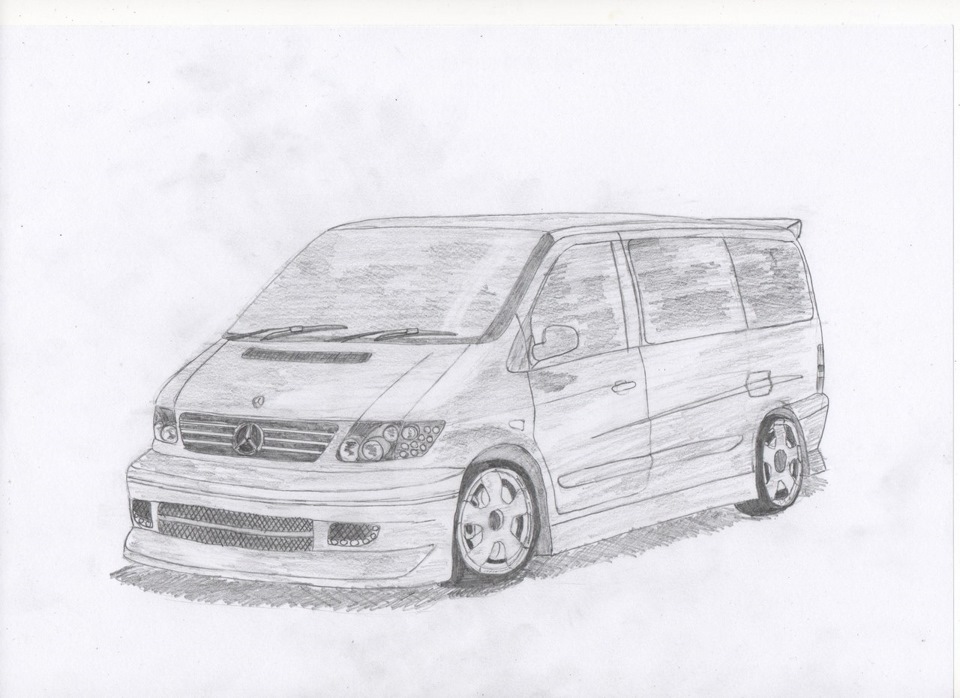 Рисунок mercedes vito