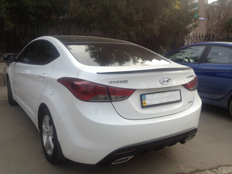 Спойлер Hyundai Elantra 5