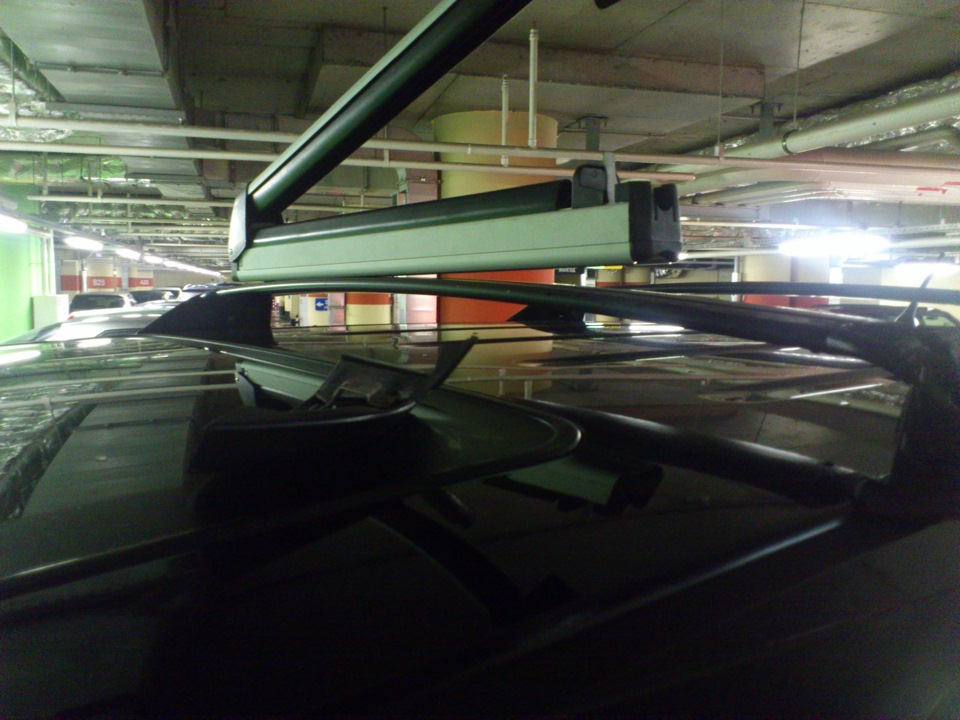 Багажник для лыж и сноуборда. — Acura MDX (1G), 3,5 л, 2004 года ...