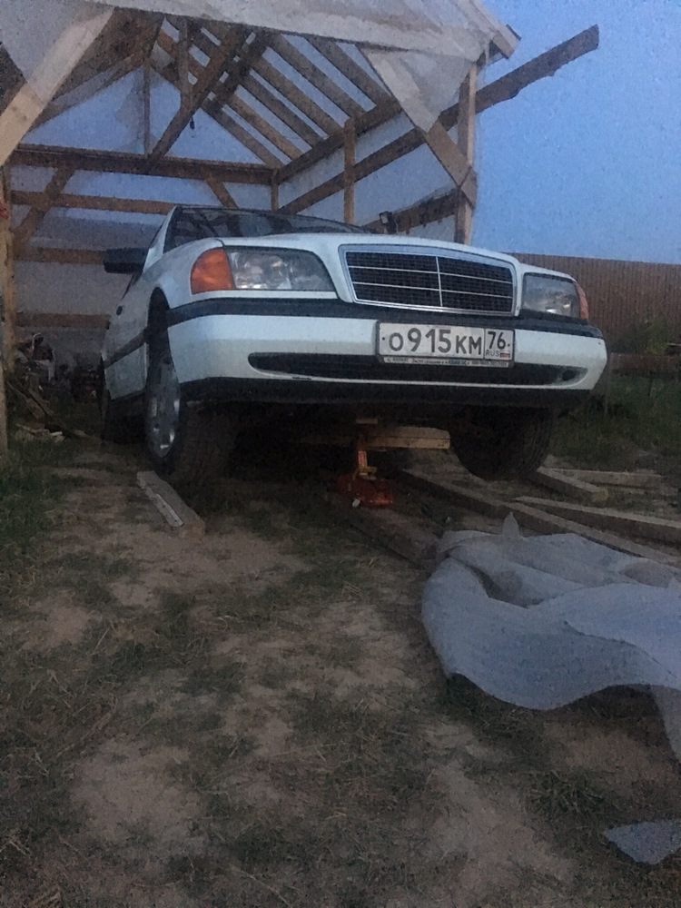 #5 лопнул лонжерон, не беда) — Mercedes-Benz C-class (W202), 1,8 л ...