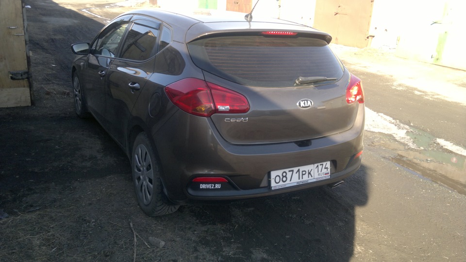 наклейка DRIVE2 — KIA Ceed (2G), 1,6 л, 2012 года | стайлинг | DRIVE2