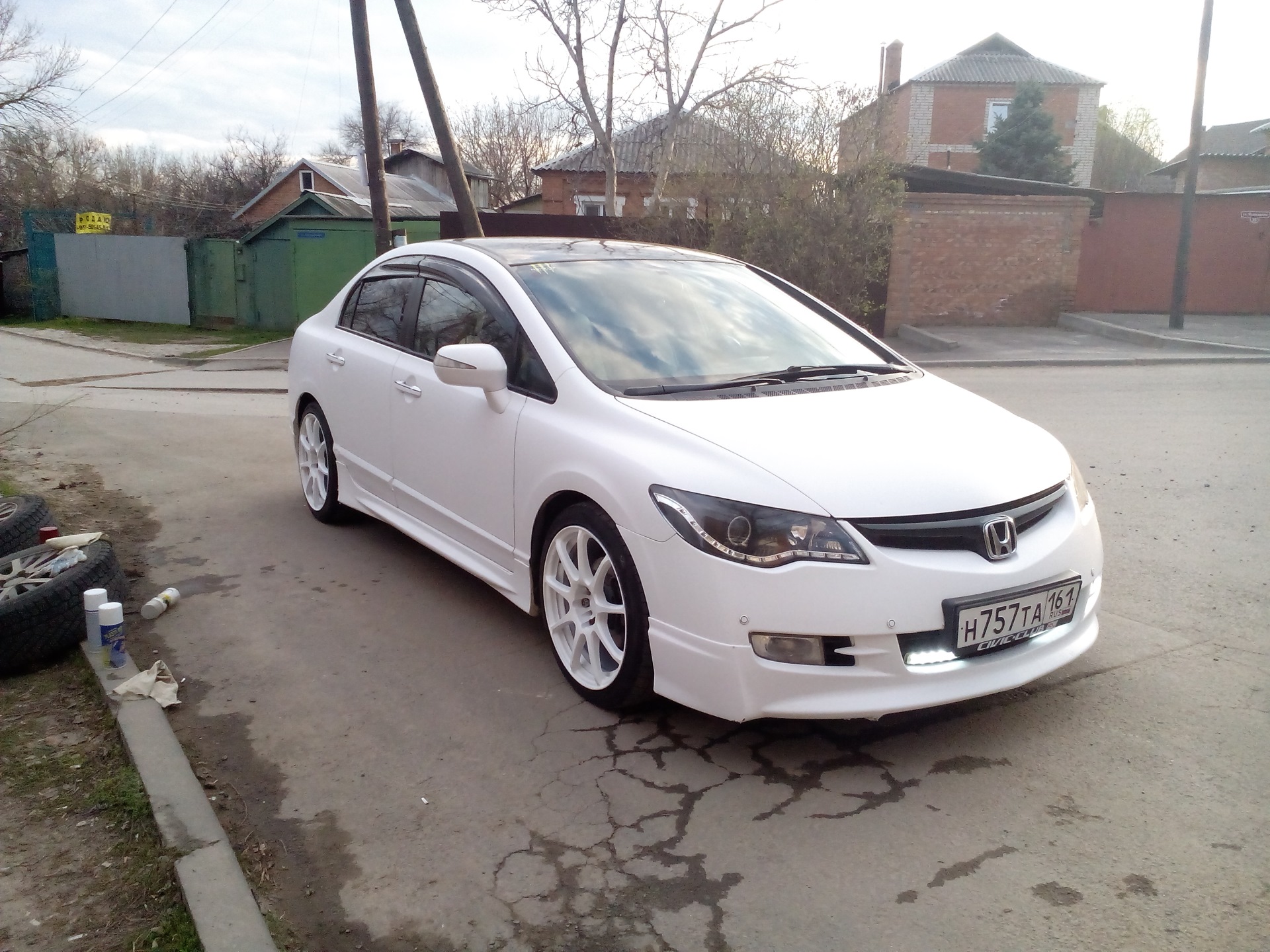 Honda Civic 2008 Р±РµР»С‹Р№