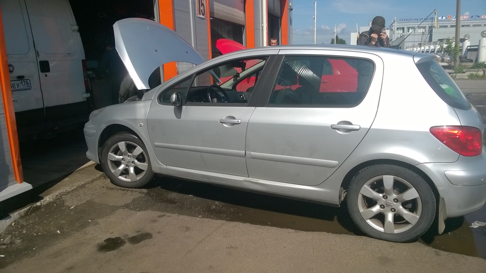 Ремонт кондиционера — Peugeot 307, 1,6 л, 2006 года | визит на сервис ...
