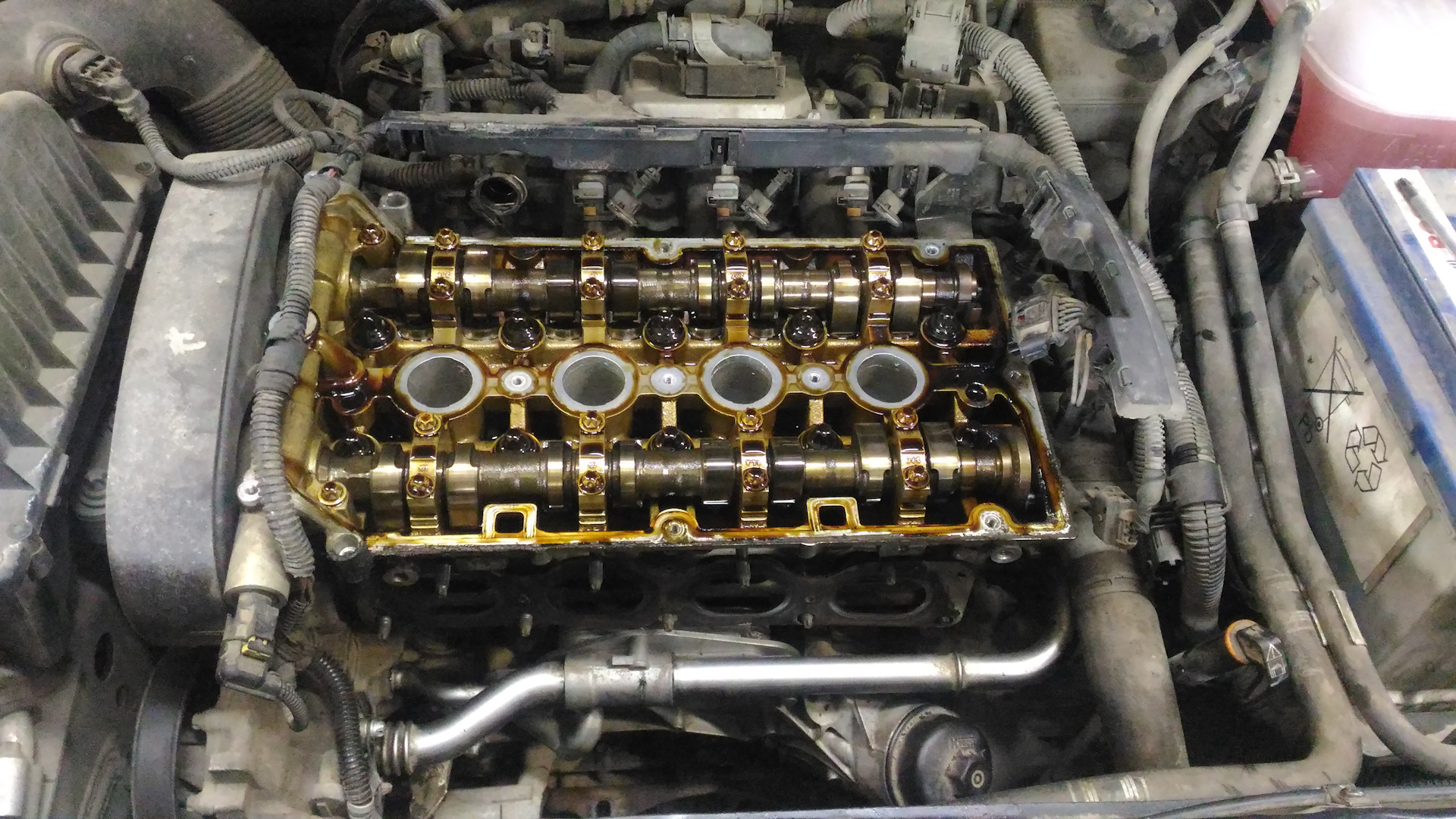 Прокладки теплообменника и клапанной крышки Z18XER — Opel Astra H, 1,8 ...