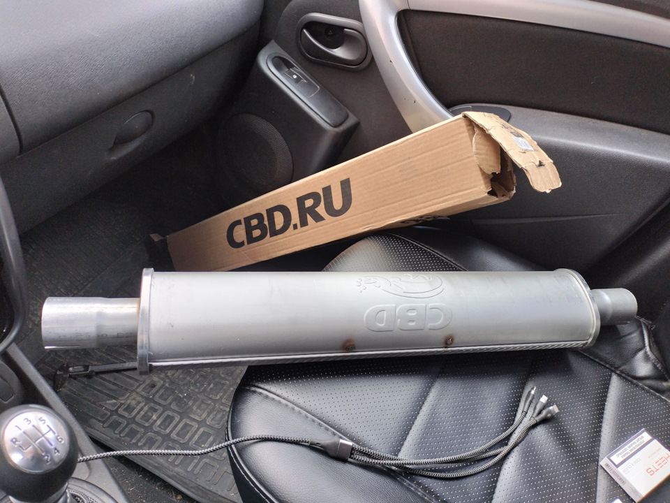 Замена резонатора . CBD rual005. — Renault Duster (1G), 2 л, 2013 года ...