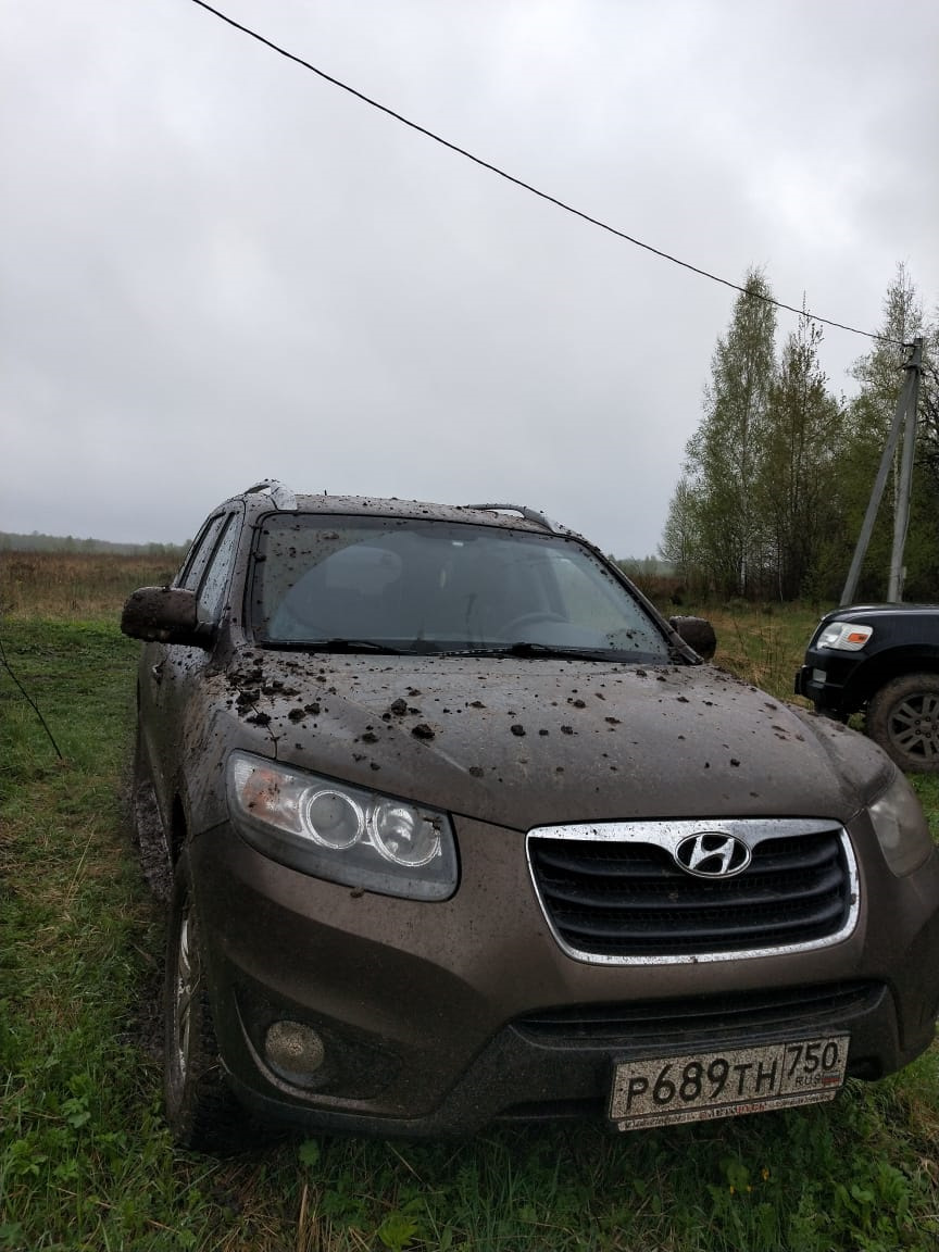 Покатушки до дома — Hyundai Santa Fe (2G), 2,4 л, 2011 года | покатушки |  DRIVE2