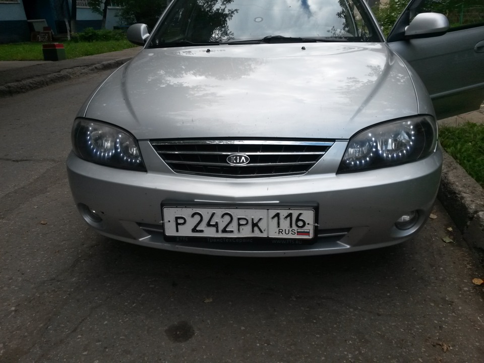Рестайлинг фар — KIA Spectra, 1,6 л, 2006 года | стайлинг | DRIVE2