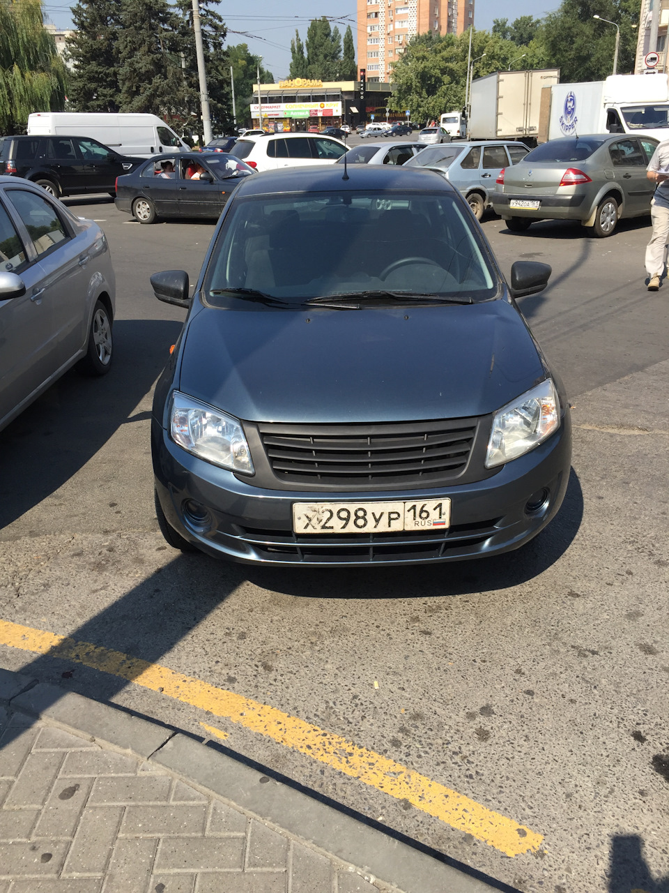 Решётка радиатора — Lada Гранта, 1,6 л, 2016 года | тюнинг | DRIVE2