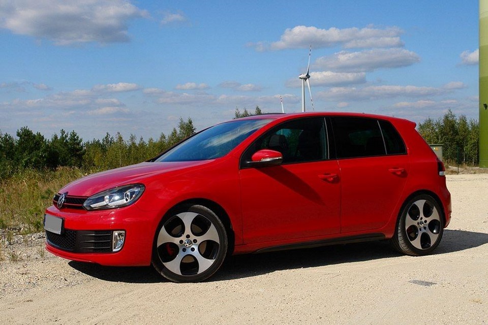 Golf 6 r красный