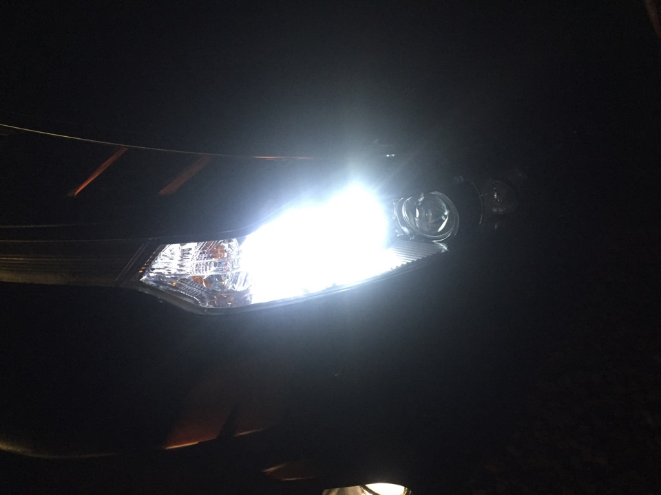 #2 Светодиоды фирмы MTF в габариты и ПТФ — Nissan Murano II, 3,5 л ...
