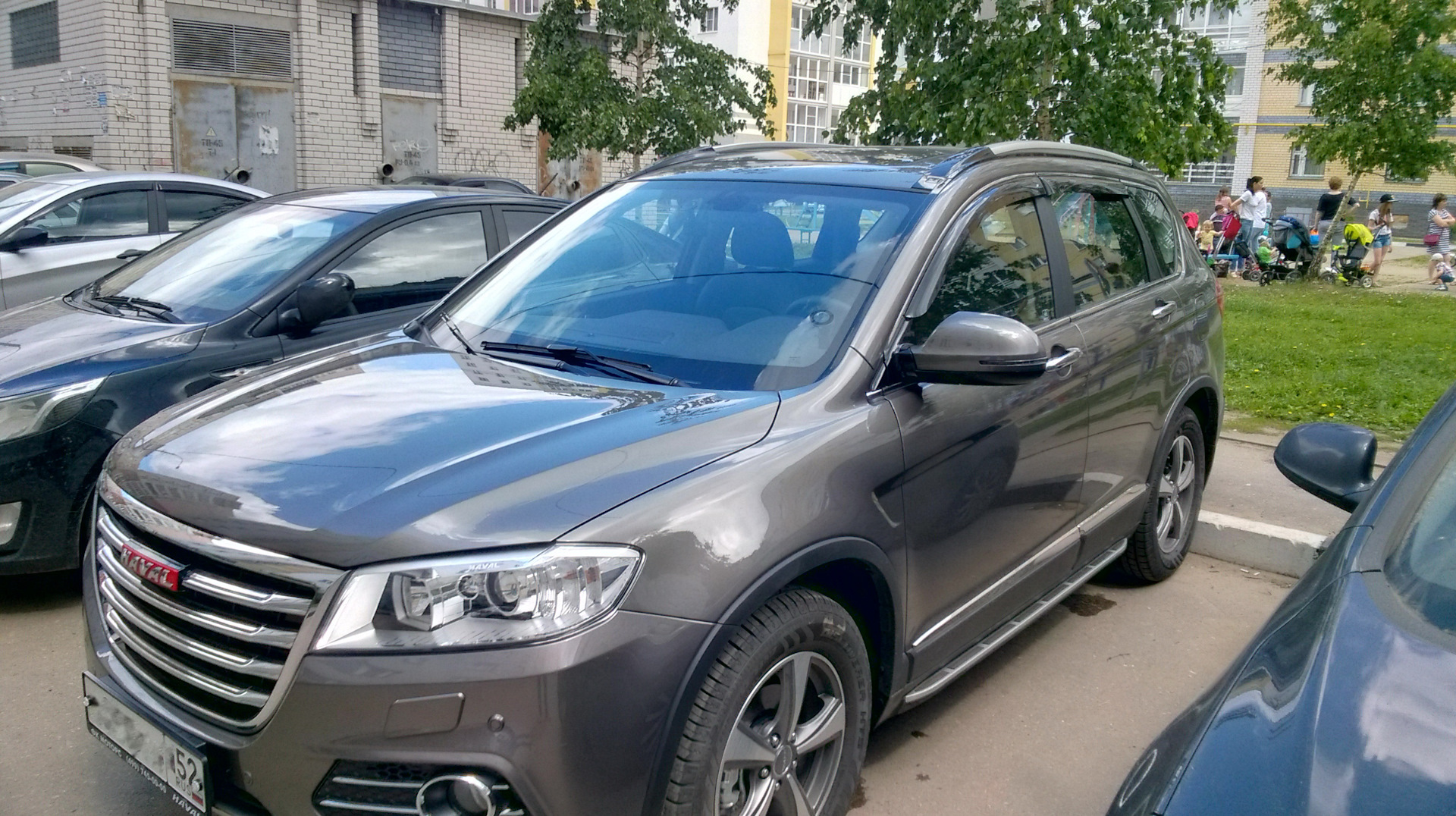 Дефлекторы "Кобра-Тюнинг" — Haval H6 (1G), 2 л, 2017 года | аксессуары ...