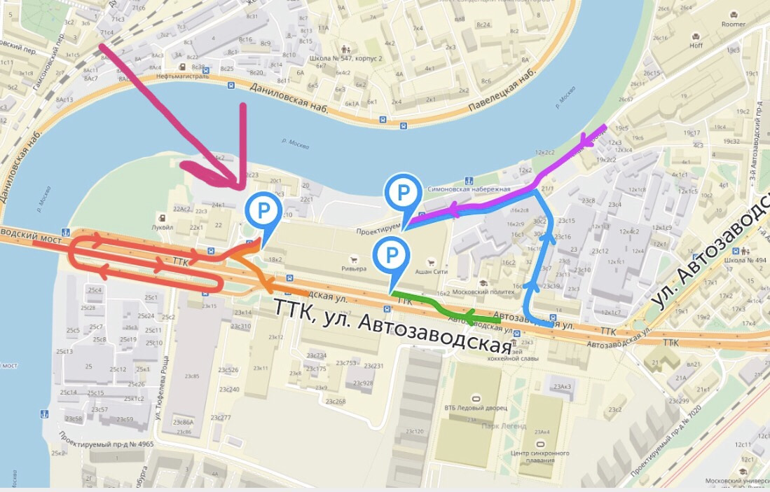 Ривьера ттк. Ривьера ТЦ Москва Автозаводская парковка. Схема парковки ТЦ Ривьера.