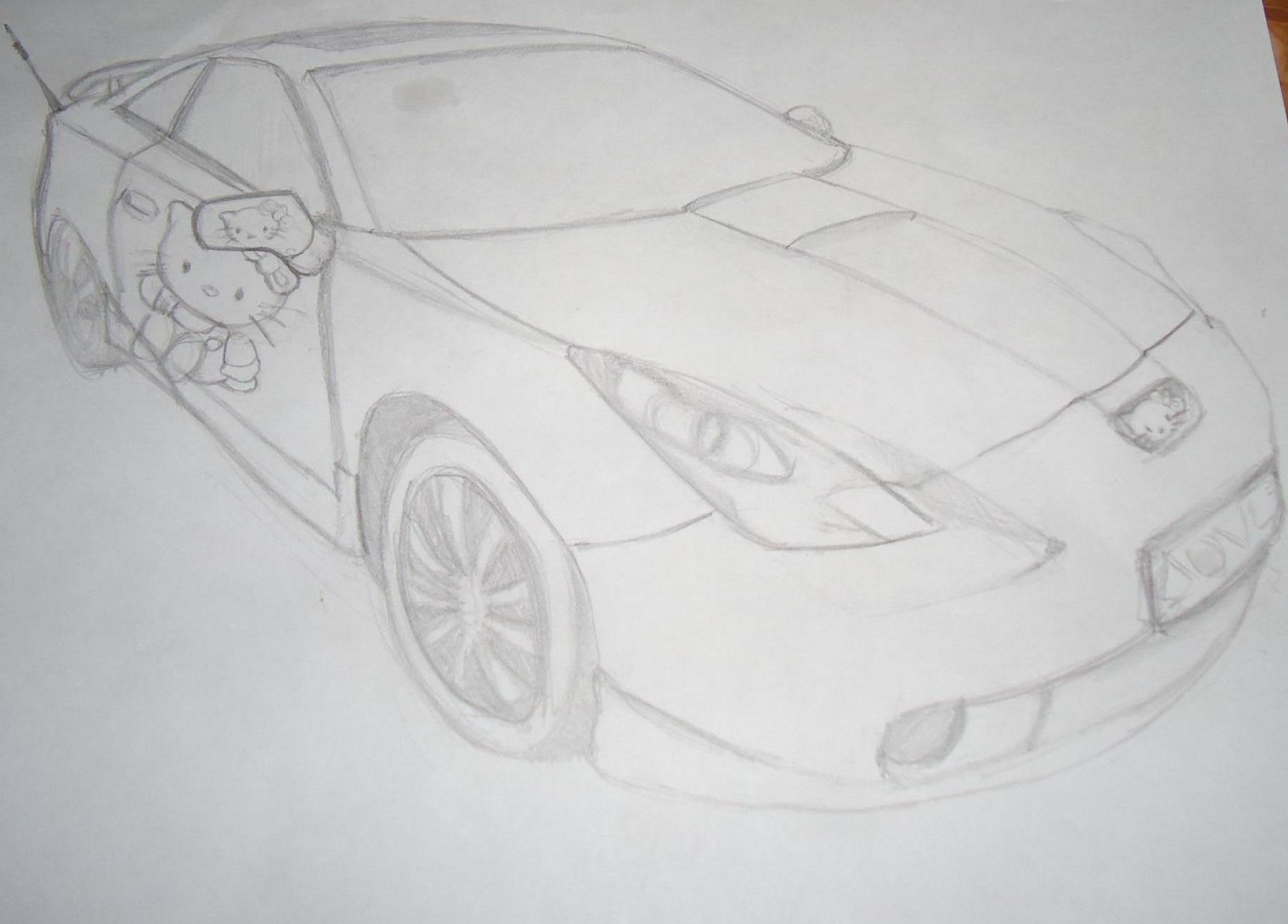 nissan 350z рисунок