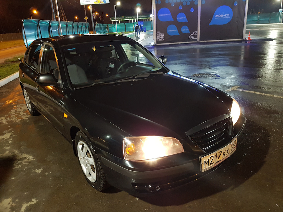 Решетка без значка — Hyundai Elantra (3G), 1,8 л, 2005 года | тюнинг ...