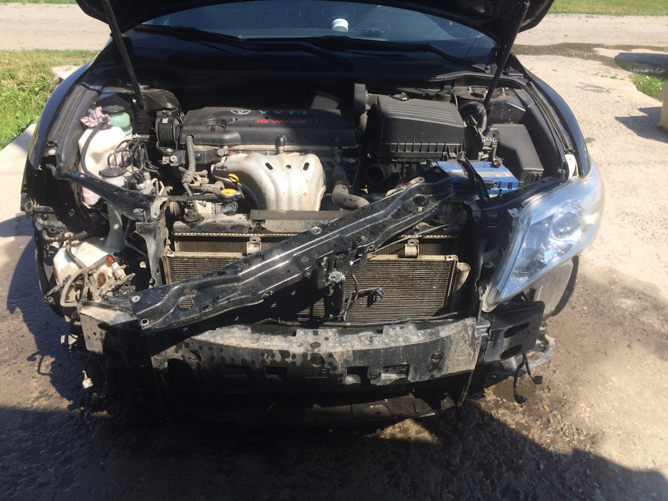 Как снять радиатор камри 40 Мойка радиаторов - Toyota Camry (XV40), 2,4 л, 2010 года мойка DRIVE2