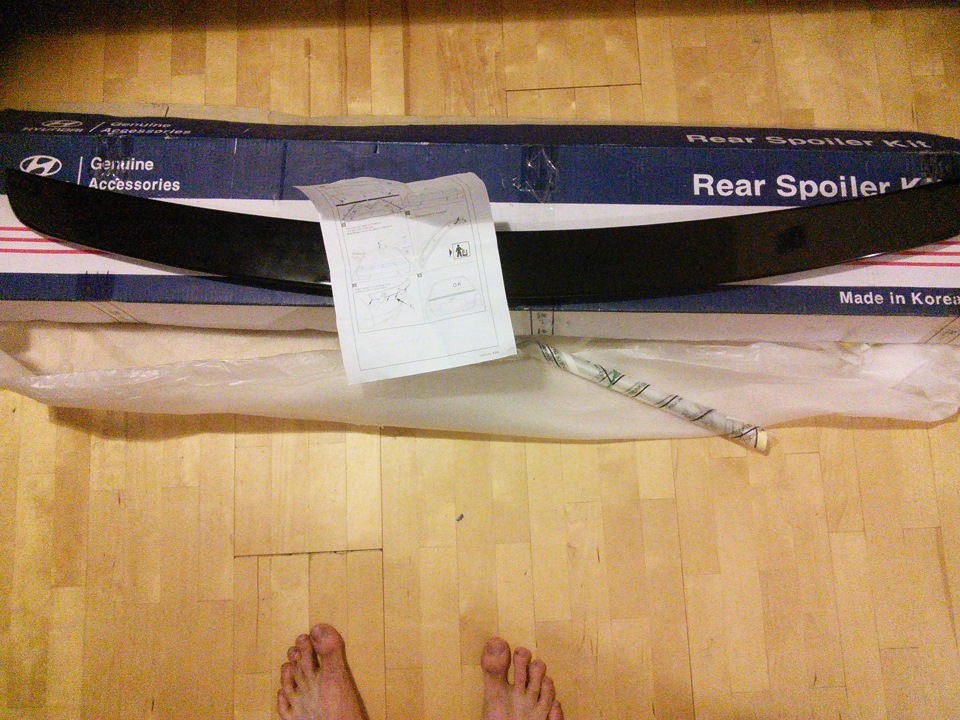 Genuine Hyundai 08340-3K000-P1 Spoiler Kit