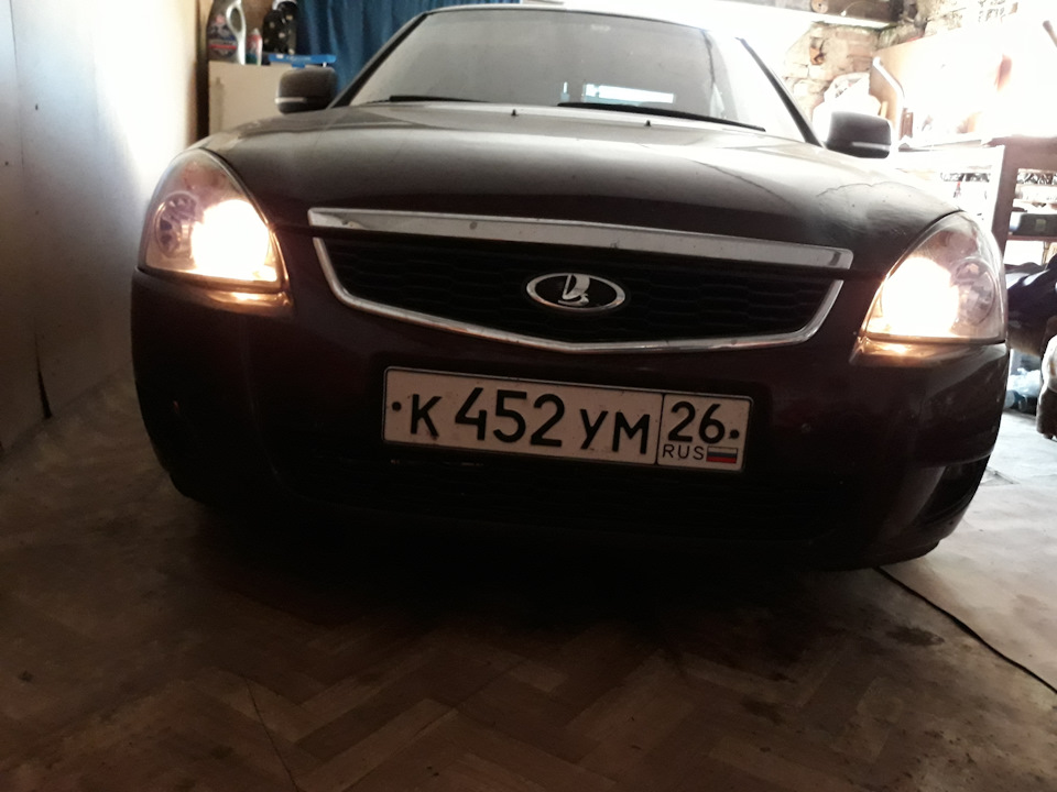 Как заменить лампу ходовых огней на Приоре и избежать ошибок >> Лампы ...