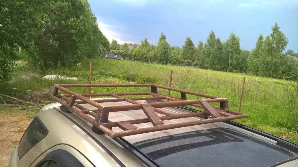 Экспедиционный багажник час 2 — KIA Sorento (1G), 2,5 л, 2003 года ...